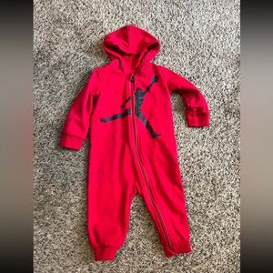 Jordan full-zip baby coverall